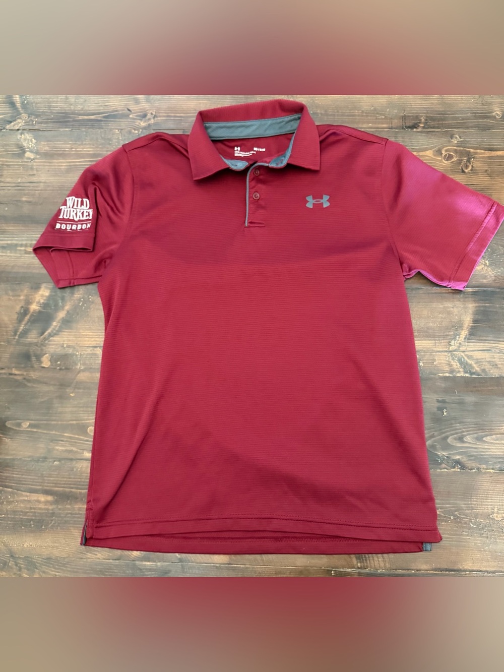 Under Armour Wild Turkey Bourbon Polo Shirt – Men’s Medium